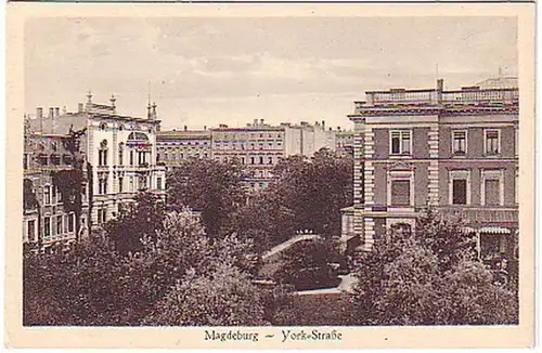 09774 Ak Magdeburg Yorkstrasse um 1930