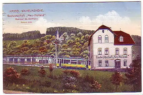 09748 Ak Kassel Wilhelmshöhe Gastwirtschaft 1913