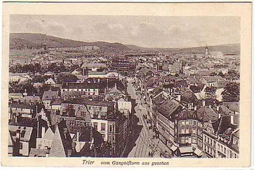 09734 Ak Trier vom Gangolfturm aus gesehen 1917