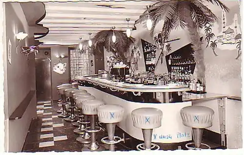 09724 Ak Bernkastel "Sansi Bar" Romerstraße 38 de 1961