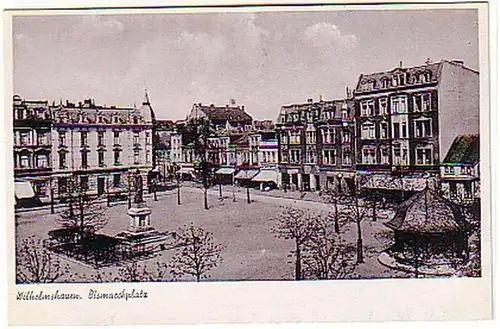 09720 Ak Wilhelmshaven Bismarckplatz 1942