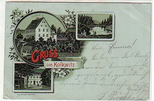 09718 Mehrbild Ak Gruss aus Kolkwitz 1900
