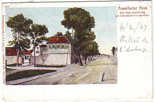 09711 Ak Frankfurter Haus bei Neu Isenburg 1907