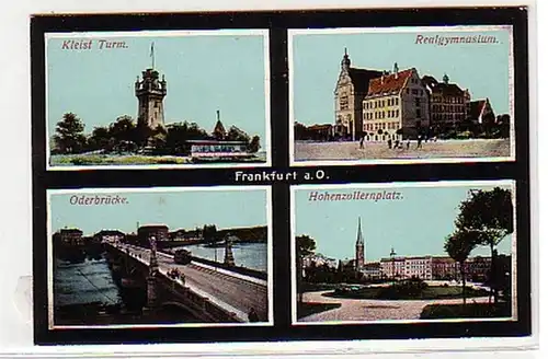 09710 Mehrbild Ak Frankfurt a.O. Hohenzollernplatz usw.