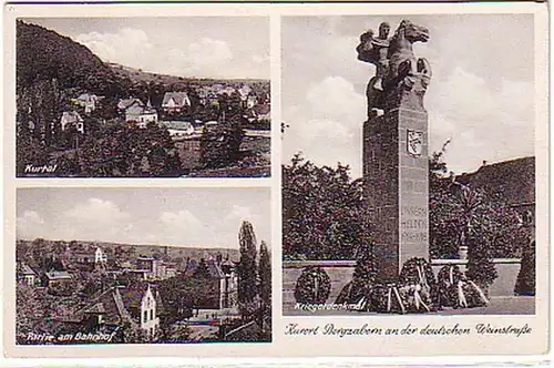 09697 Multi-image Ak station thermale Bergzabern vers 1940