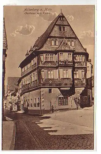 09694 Ak Miltenberg am Main Gasthaus zum Riesen um 1930