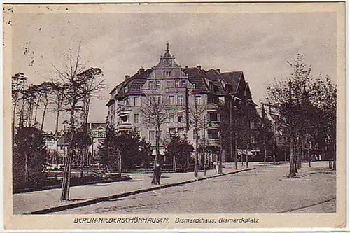 09645 Ak Berlin Niederschönhausen Bismarckplatz 1916