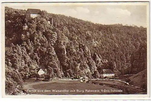 09628 Ak Wiesenthal mit Burg Rabeneck um 1920