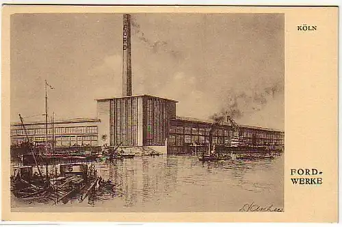 09623 Ak Cologne Fordwerke 1931