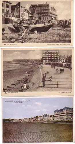 09607/3 Ak Wimereux Frankreich Grand Hotel usw. um 1920