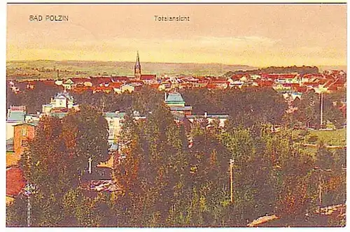 09594 Bad Polzin Pommern Totalansicht 1930