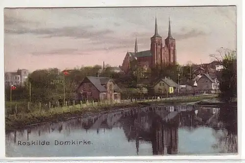 09581 Ak Roskilde Dänemark Domkirke um 1920