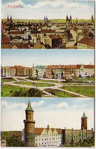 09559 Multi-image Ak Liegnitz Bilseplatz, etc. vers 1910