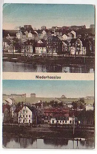 09548 Multi-image Ak Niederhasslau près de Zwickau 1917