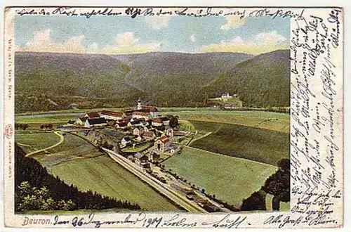 09539 Ak Beuron Vue totale 1901