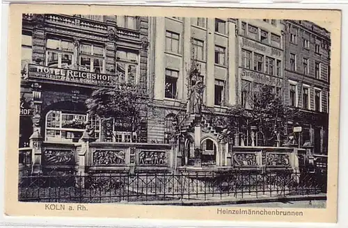 09531 Ak Cologne am Rhein Hotel Reichshof vers 1925