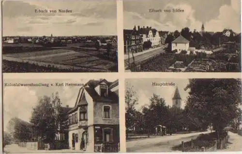 09529 Ak Eibach Kolonialwarenhandlung usw. 1927