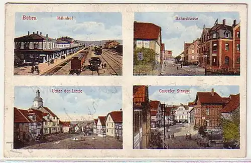 09502 Feldpost Ak Bebra Bahnhof usw. 1915