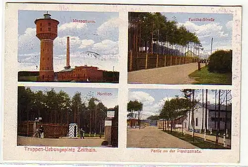 09487 Mehrbild Ak Truppenübungsplatz Zeithain 1916