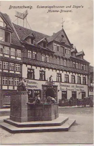 09464 Ak Braunschweig Stegers Mumme Brasserie vers 1910