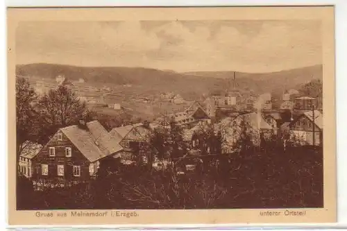 09385 Ak Gruß aus Meinersdorf im Erzgebirge um 1920