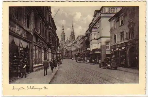 09386 Ak Liegnitz Goldberger Strasse vers 1940
