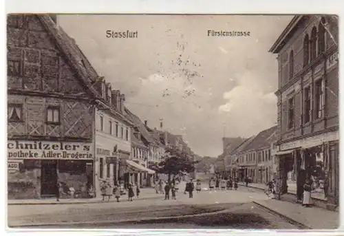 09375 Feldpost Ak Stassfurt Fürstenstrasse 1916