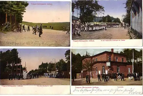 09358/4 Ak Truppenübungsplatz Zeithain um 1915