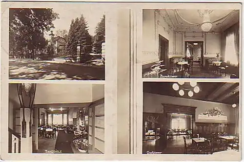 09352 Ak Waldheim Park Kaffee und Hotel 1931