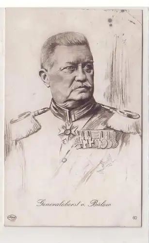 09341 Ak Chef Général de Bülow 1ère Guerre mondiale 1914