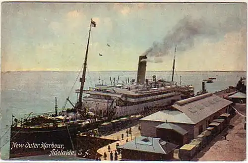 09328 Ak Adelaide Australie nouveau port vers 1910