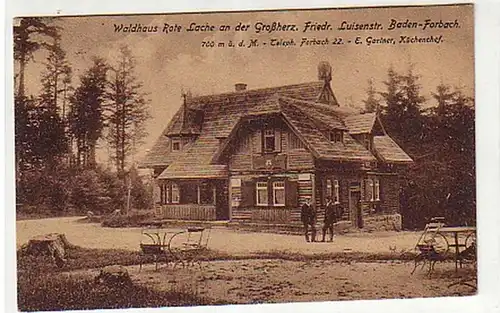 09311 Ak Waldhaus Rouge Lache Baden Forbach vers 1930