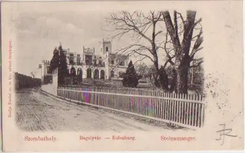 09280 Ak Szombathely Eulenburg Steinamanger 1900