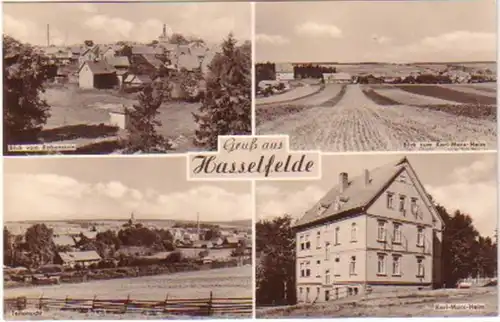 09276 Mehrbild Ak Gruss aus Hasselfelde 1967