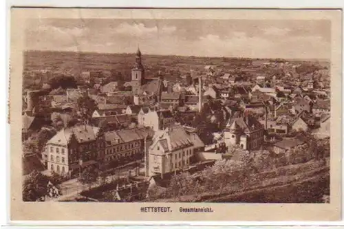 09262 Ak Hettstedt Résine du Sud Vue d'ensemble 1922