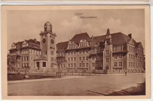 09241 Ak Erfurt Oberrealschule vers 1930