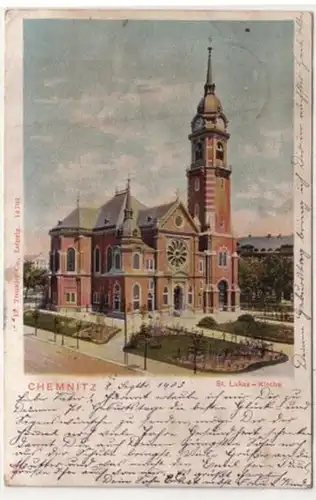 09222 Ak Chemnitz St. Luc Église 1903