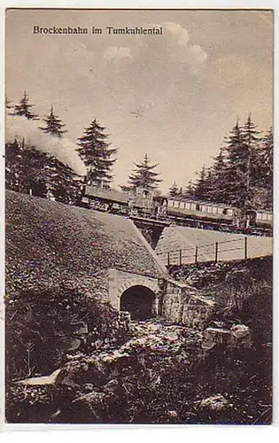 09184 Ak Brockenbahn dans la vallée du Tumkuhlen