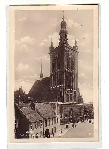 09171 Ak Danzig Katharinenkirche 1944