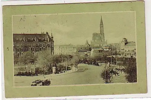 09170 Ak Strassburg i.E. Blick vom Brantplatz 1911