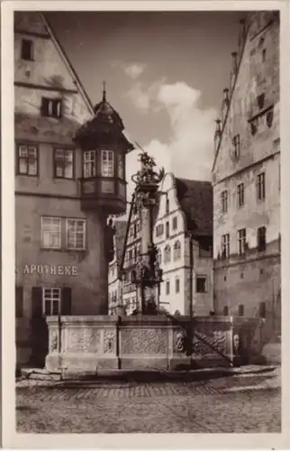 09162 Ak Rothenburg o.T. Pharmacie vers 1940