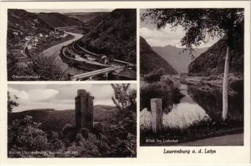 09159 Multi-image Ak Laurenburg an der Lahn vers 1940