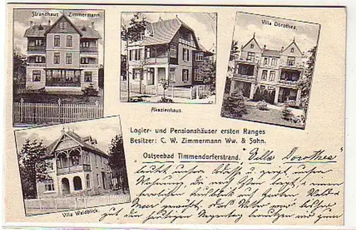 09157 Mehrbild Ak Ostseebad Timmendorf um 1910