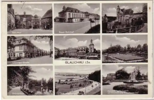 09148 Mehrbild Ak Glauchau in Sachsen 1935