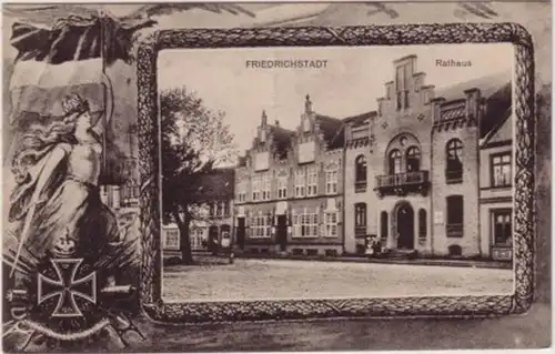 09139 AK Friedrichstadt Rathaus um 1914
