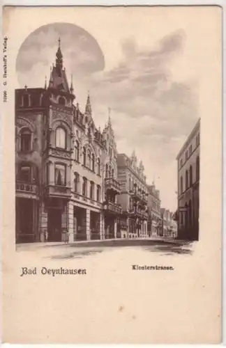 09127 Ak Bad Oeynhausen Klosterstrasse um 1900