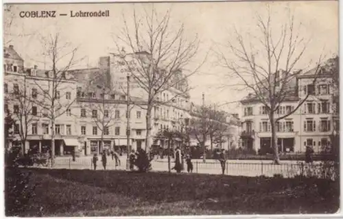 09092 Ak Coblenz Lohrrondell 1914