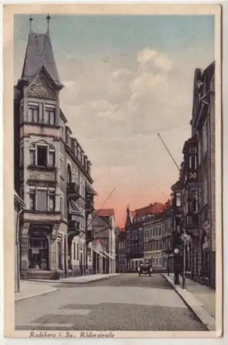 09085 Ak Radeberg in Sa. Röderstrasse 1944