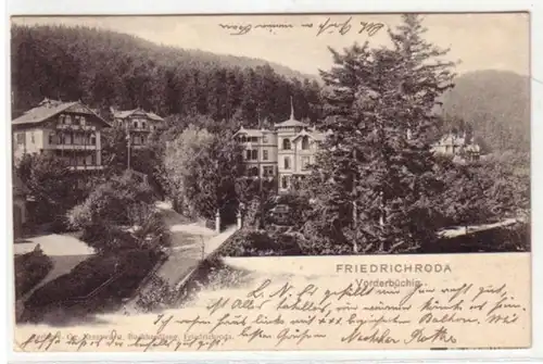 09071 Ak Friedrichroda Vorderbüchig 1902