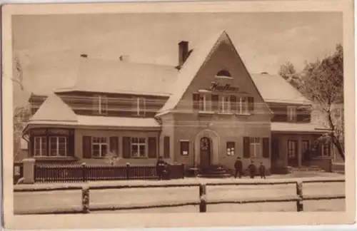 09070 Ak colonie Zshornewitz grand magasin en hiver 1919